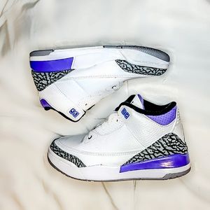 Purple Jordan 3s brand new